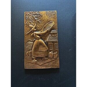 Ludovico Bahia Cafe Brazil Copper Art Work Wall Cobrarte Woman Harvesting Brasil